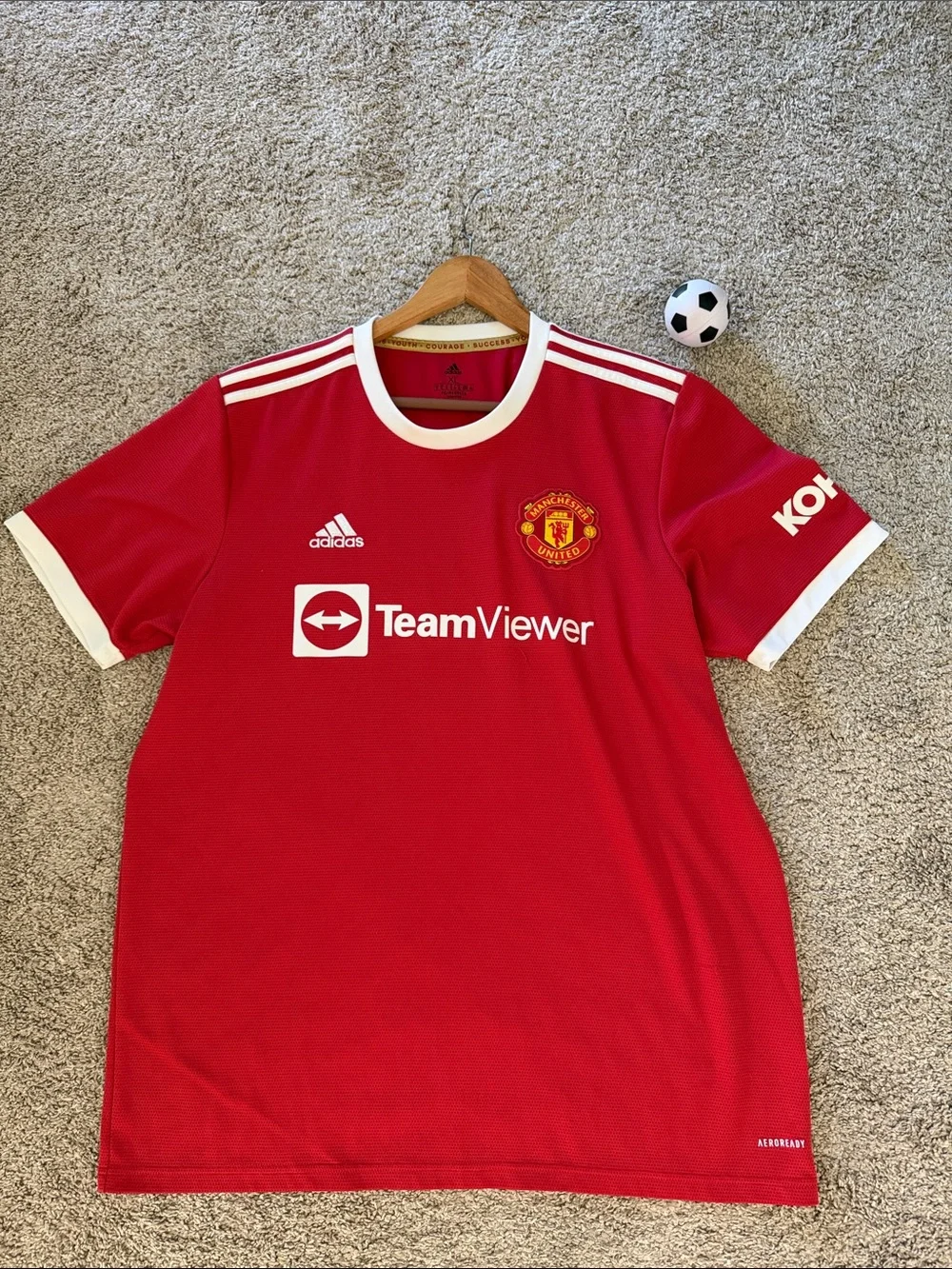 Manchester United 2021-22 Home Jersey- Adidas